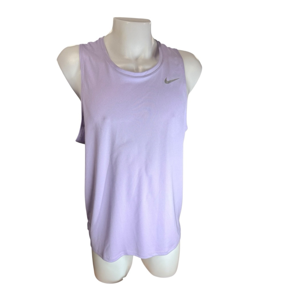 Men’s Nike Lavender Dri-Fit Miler Tank Top XL n57